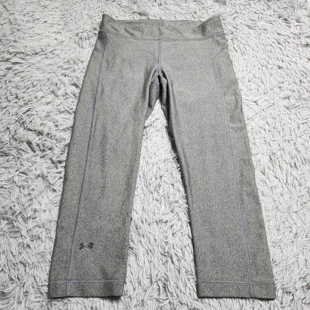 Under Armour Heatgear Capri Leggings Womens Medium M Compression Athletic Pants